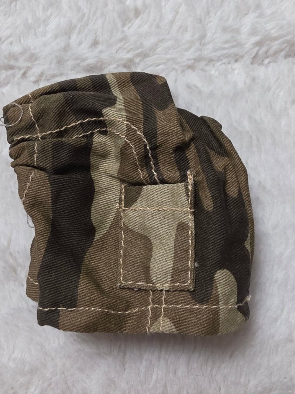Vintage Webkinz Camo Cargo Pants Shorts Stuffed Animal Doll Clothing